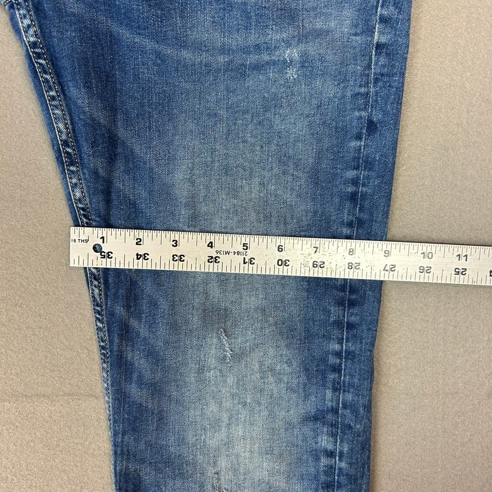 Jack & Jones Jeans Glenn Slim Fit Stretch Mens 32x34 Medium Blue Denim - Picture 8 of 16
